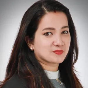 Head and shoulders photo of Shweta Sijapati.