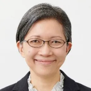 Head and shoulders photo of Megumi Moto.