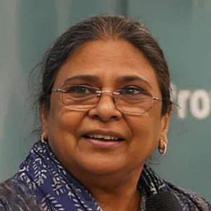 Head and shoulders photo of Sheela Patel.